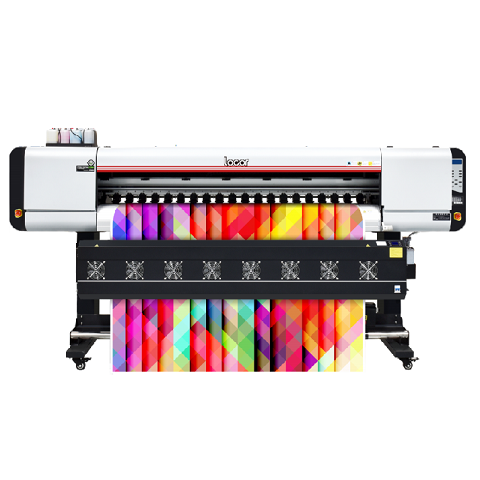 Locor High Speed 6ft 1.8m Digital Dye Sublimation Textile Printer with 3/4 pcs i3200 printheads